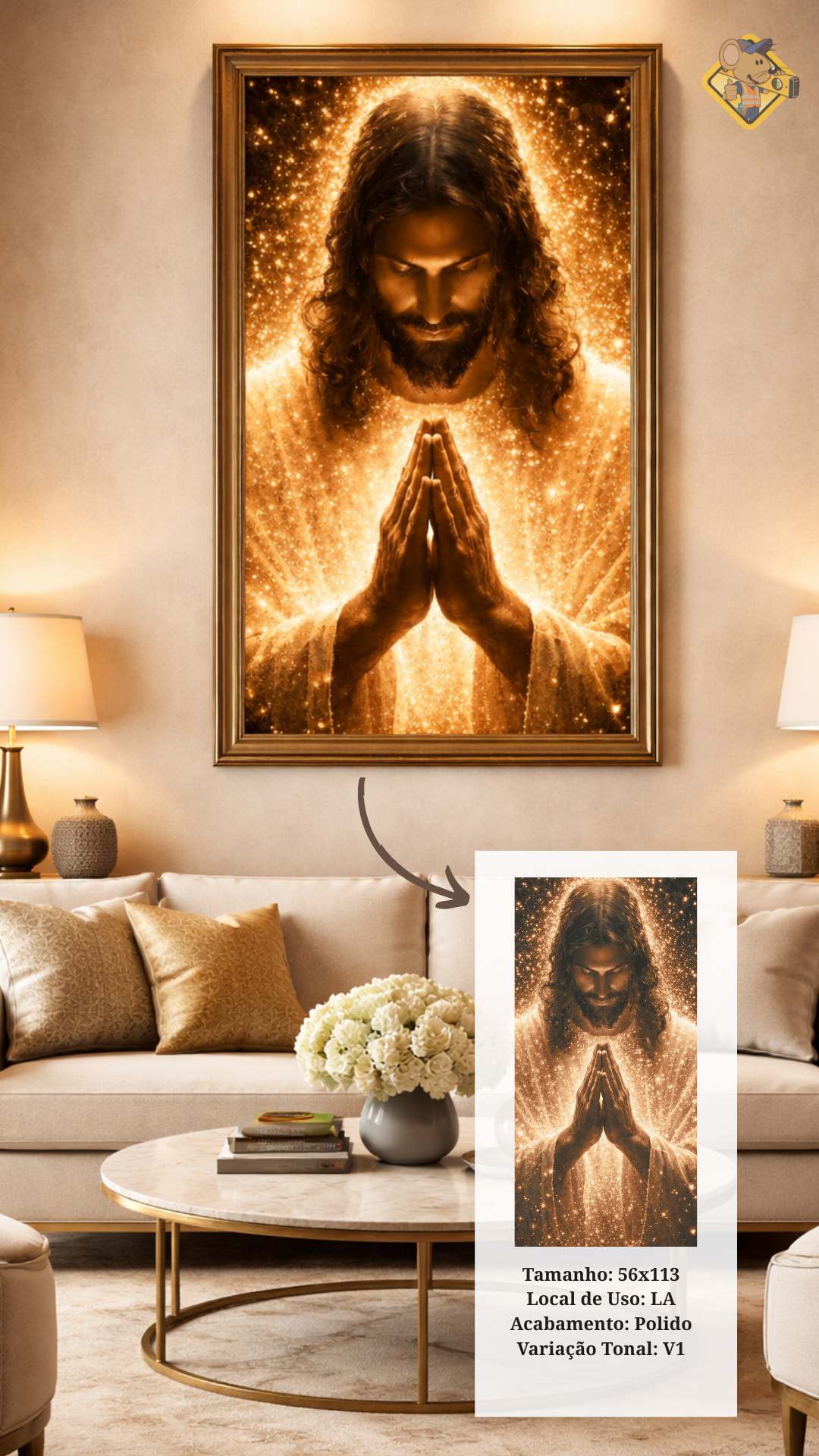 Revestimento 56x113 Iluminado