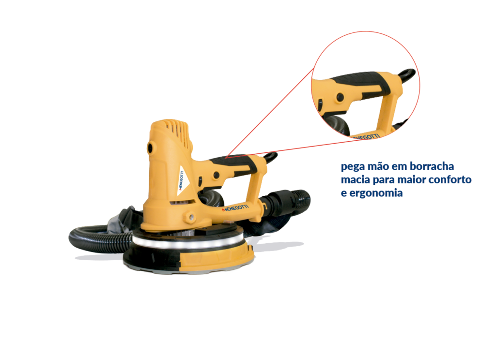 Lixadeira de Parede MLP 710 Led Mon. 220v 710w Menegotti