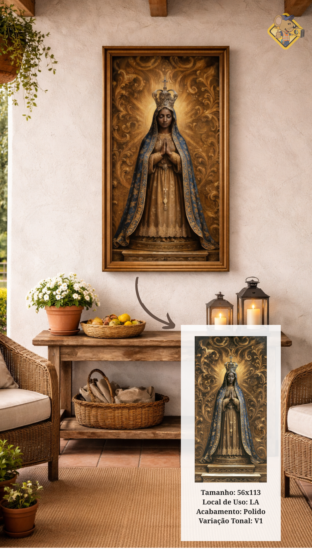 Revestimento 56x113 Nossa Senhora