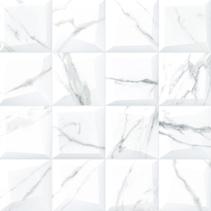 Porcelanato Acetinado 72x72cm Carrara 3D RXAR72726 Rox