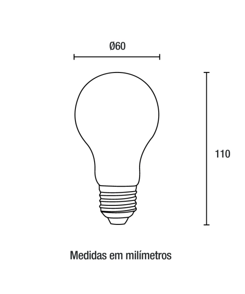 Lâmpada LED 12W - 6.500K