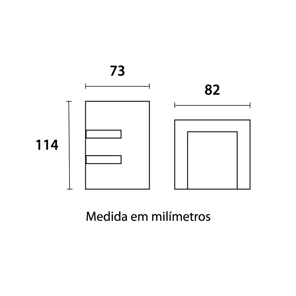 Arandela Aço G9 Marrom Gold - 159210-15