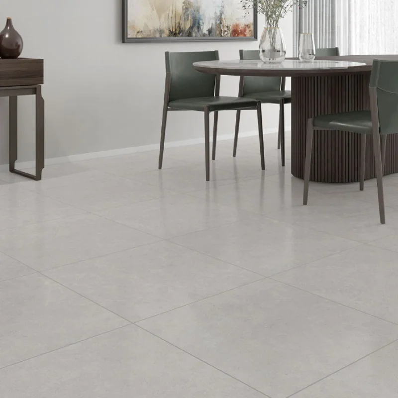 Piso Retificado 66x66cm Milano Cinza Mate Formigres