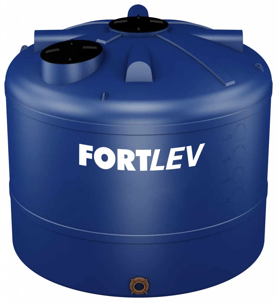 Tanque 20.000 litros com tampa Fortlev