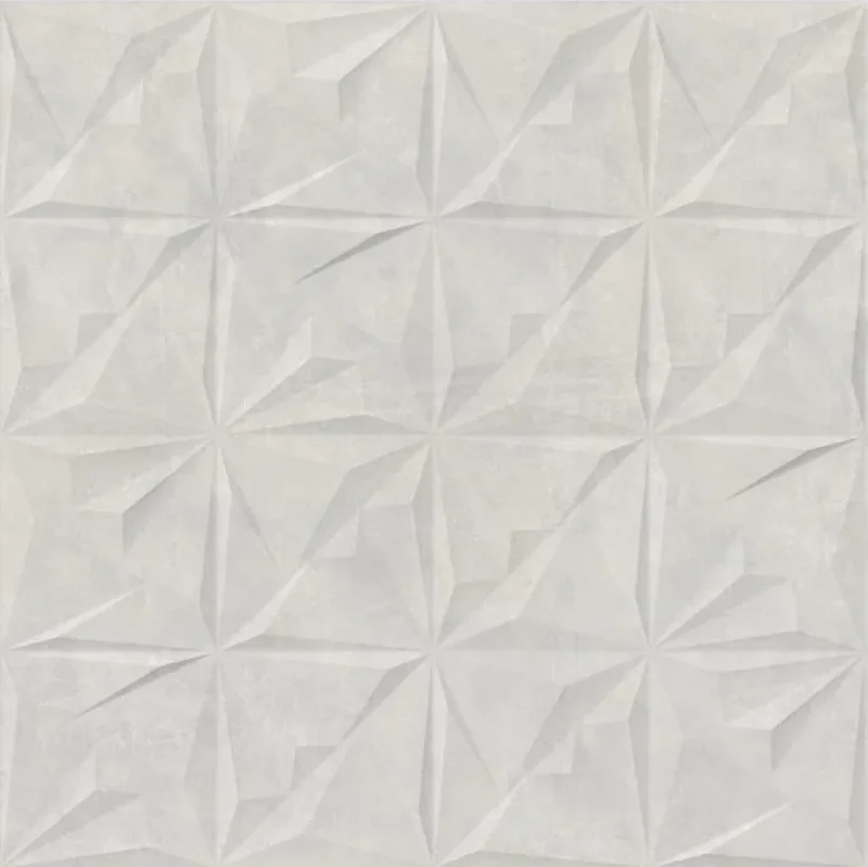 Porcelanato Acetinado 72x72cm Metropole Cement Deco AR72050 Via Rosa