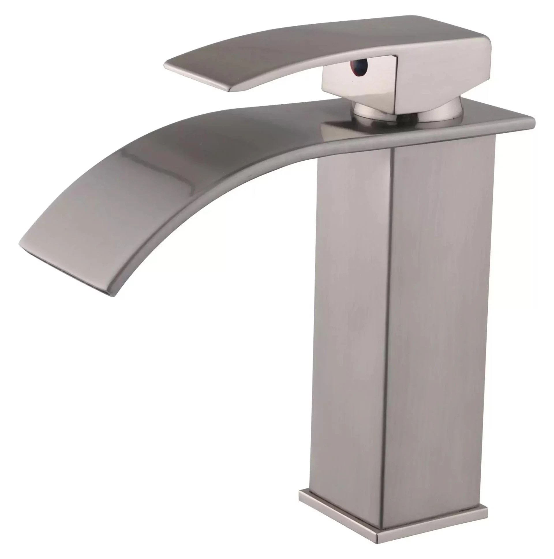 Misturador Monocomado Lavatório 4801 Paris Escovado Baixo