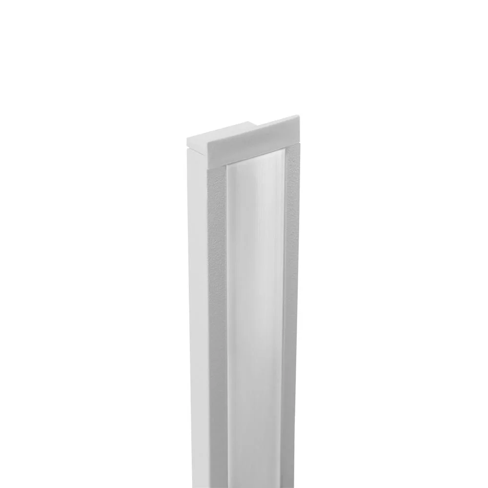 Perfil LED embutir 25x14 Branco Fosco 2 metros 412520-11