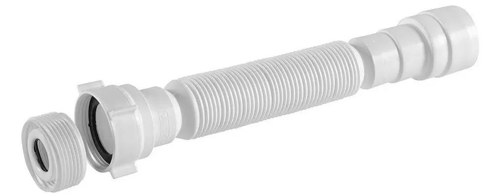 Sifão Astra Sanfonado 86 cm Universal Branco - SSU