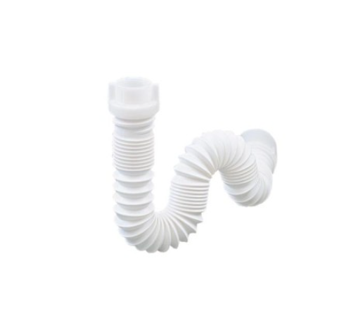 Sifão Astra Sanfonado 86 cm Universal Branco - SSU