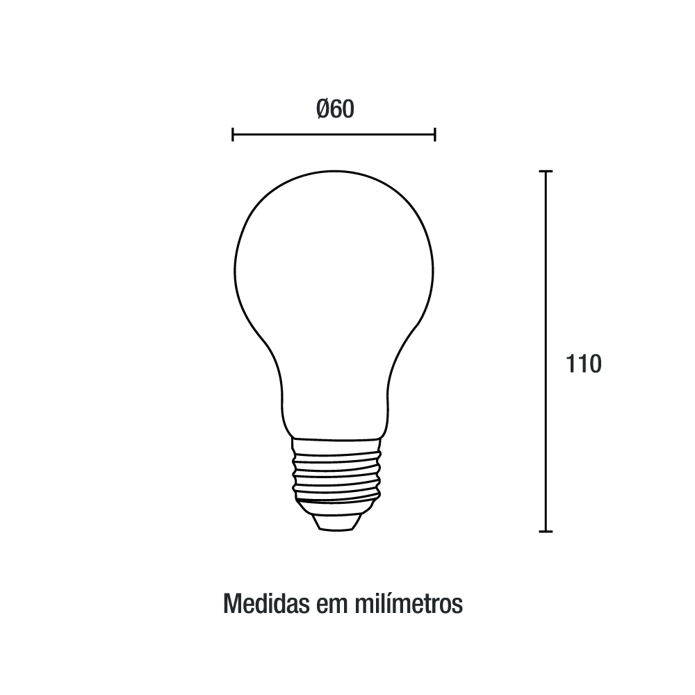 Lâmpada LED 12W - 6.500K
