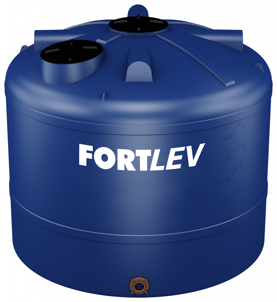 Tanque 20.000 litros com tampa Fortlev