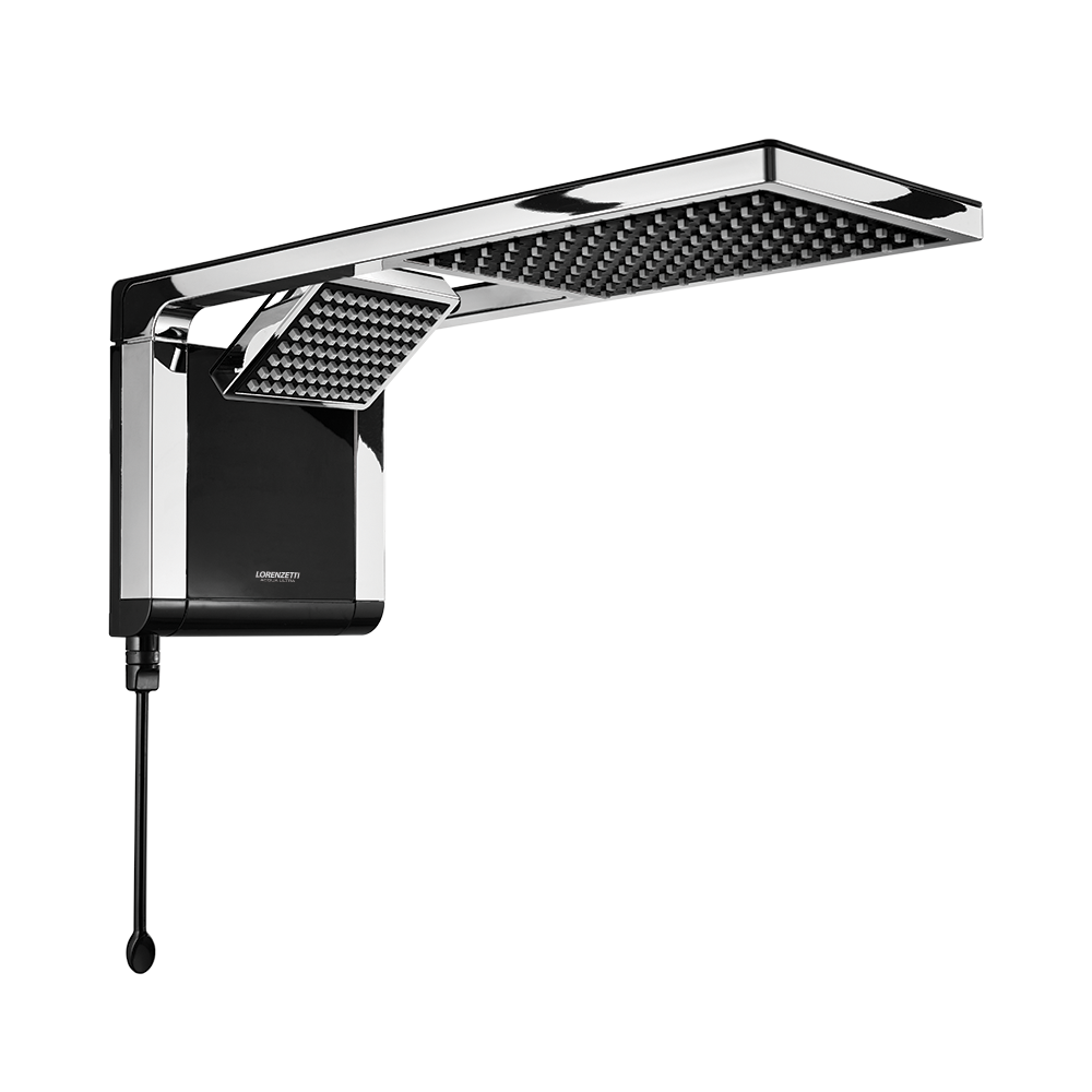 Ducha Acqua Duo Preto/Cromado 220/6800W